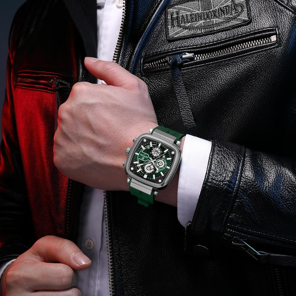 Reward Stylish & luxury Green Watch with Chronograph  ||  ساعة ريوارد الخضراء الأنيقة والفاخرة مع خاصية الكرونوغراف