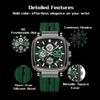 Reward Stylish & luxury Green Watch with Chronograph  ||  ساعة ريوارد الخضراء الأنيقة والفاخرة مع خاصية الكرونوغراف