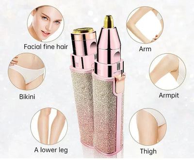 2 In 1 Eyebrow Trimmer & Hair Shaver